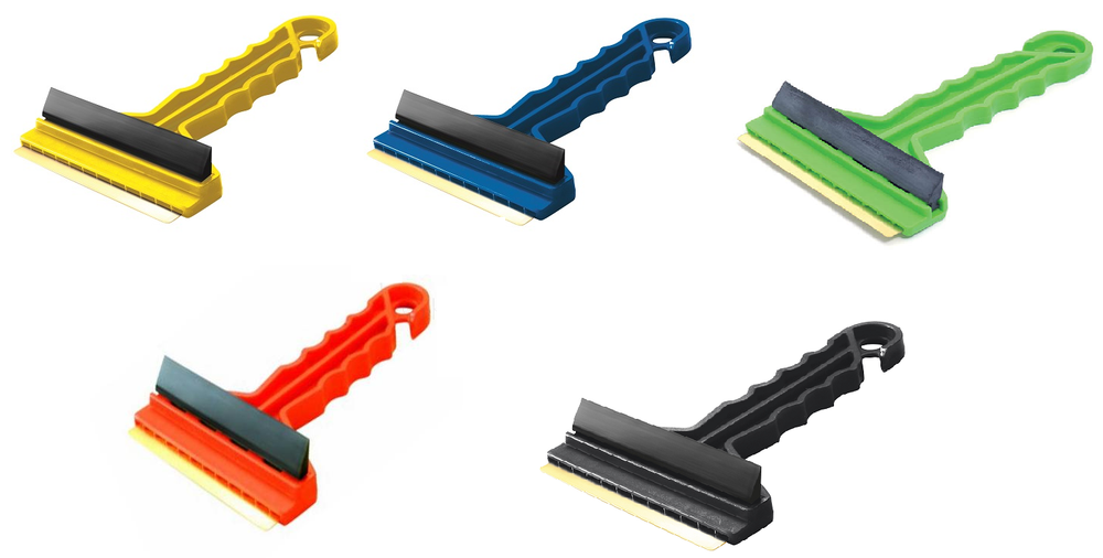 Car Windscreen BRASS Technology Rubber Ice Scraper Frost Windshield De-icer