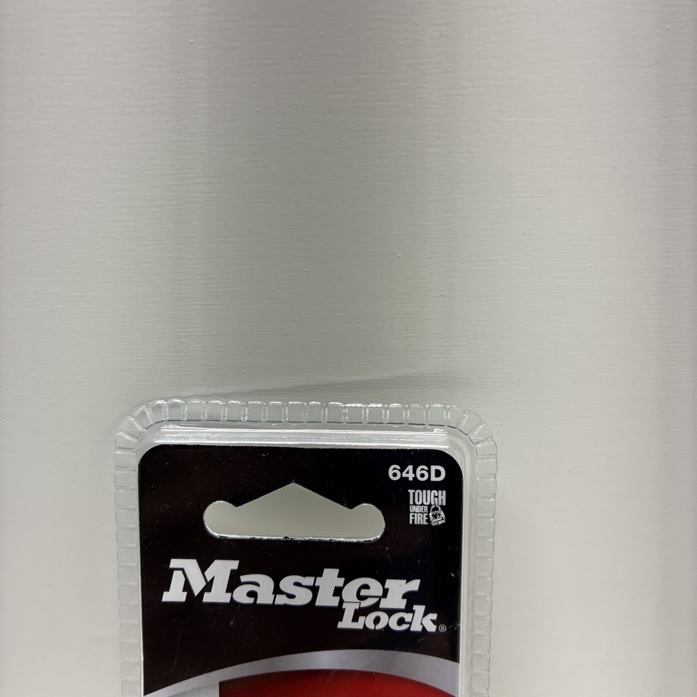 Master Lock 646D Wide Set Black Combination Lock, NIP