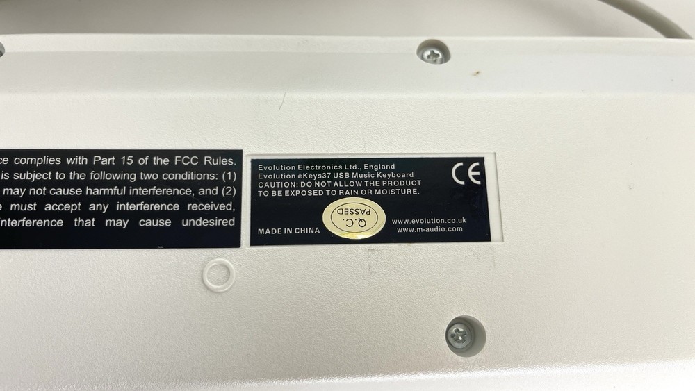 Evolution Ekeys 37-37 Note Mini Keys Midi Controller Keyboard