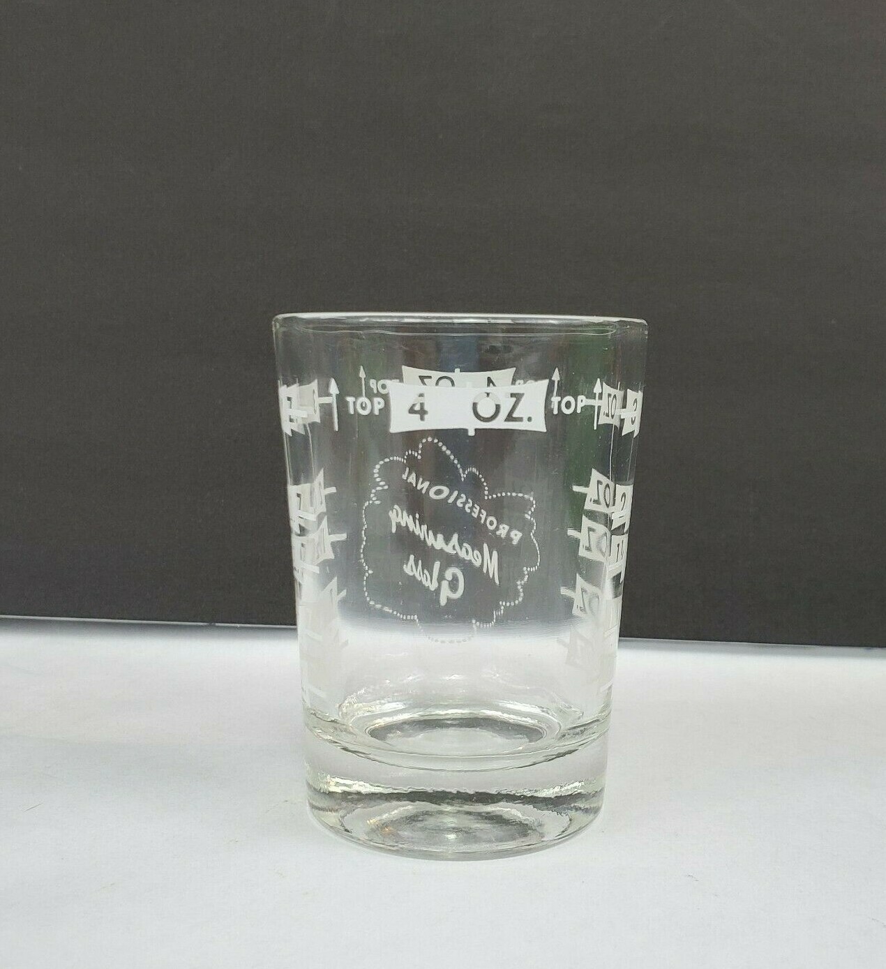 4 oz. Bar & Kitchen PROFESSIONAL Measuring Glass includes Half Measurements