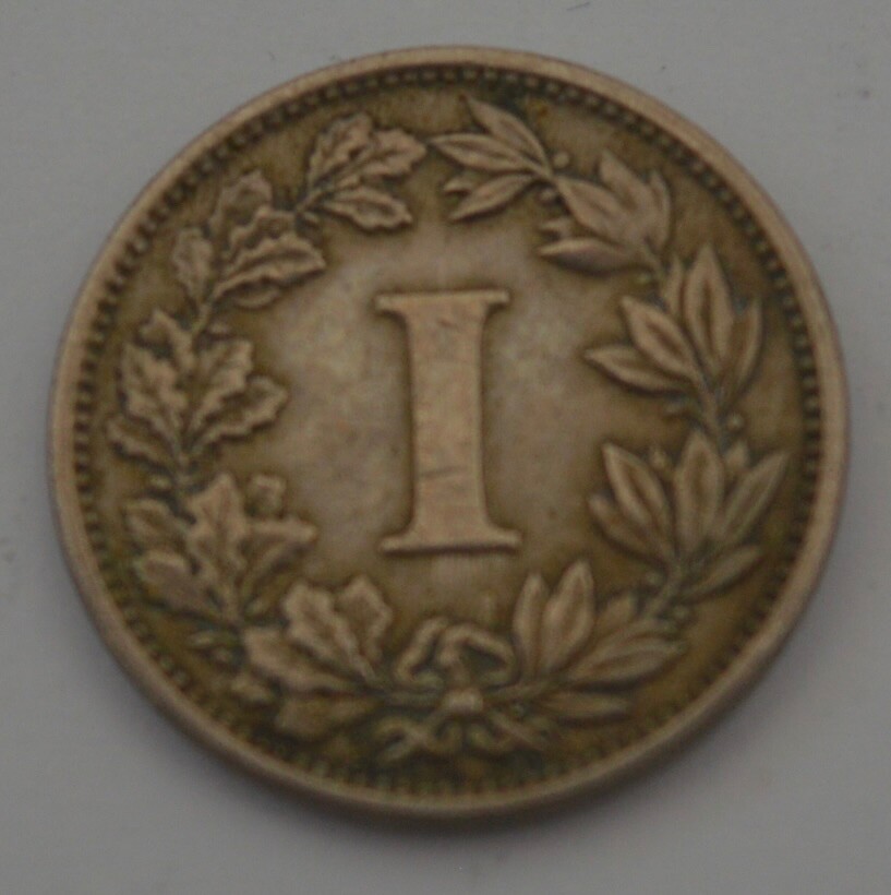 1883 Mexico 1 Centavo Coin