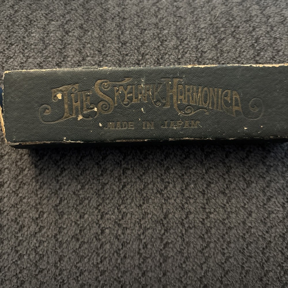 Skylark Harmonica Butterfly Trademark With Box