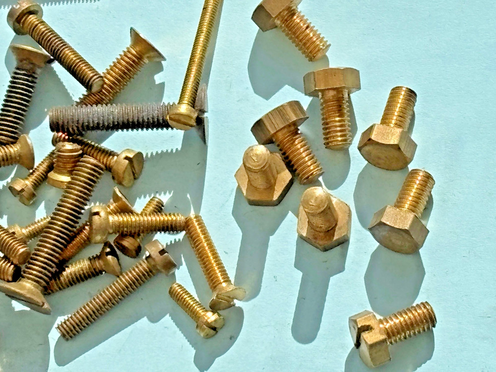 Clock brass Screws Bolts BA mix size model engineer steam engine Clock Maker