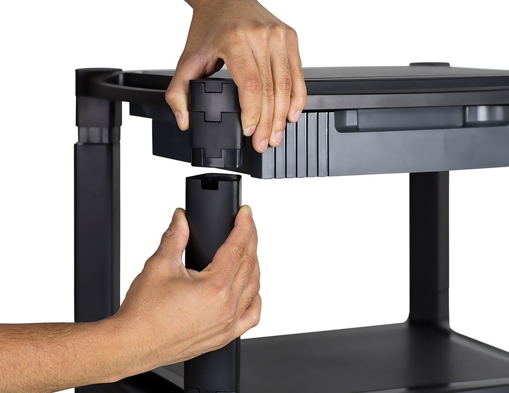 Mount-It! Height Adjustable Rolling Printer Cart