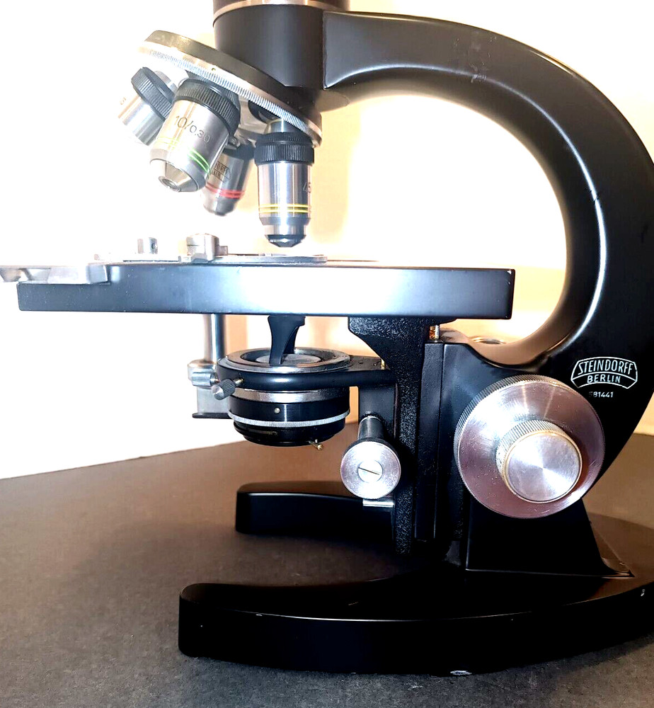 Steindorff Berlin Monocular Microscope Excellent Condition w Case