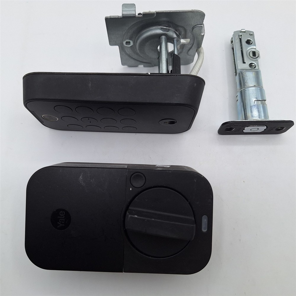 Yale Security Assure Lock 2 Touch Black Suede Keyed Smart Entry Door Lock *READ*