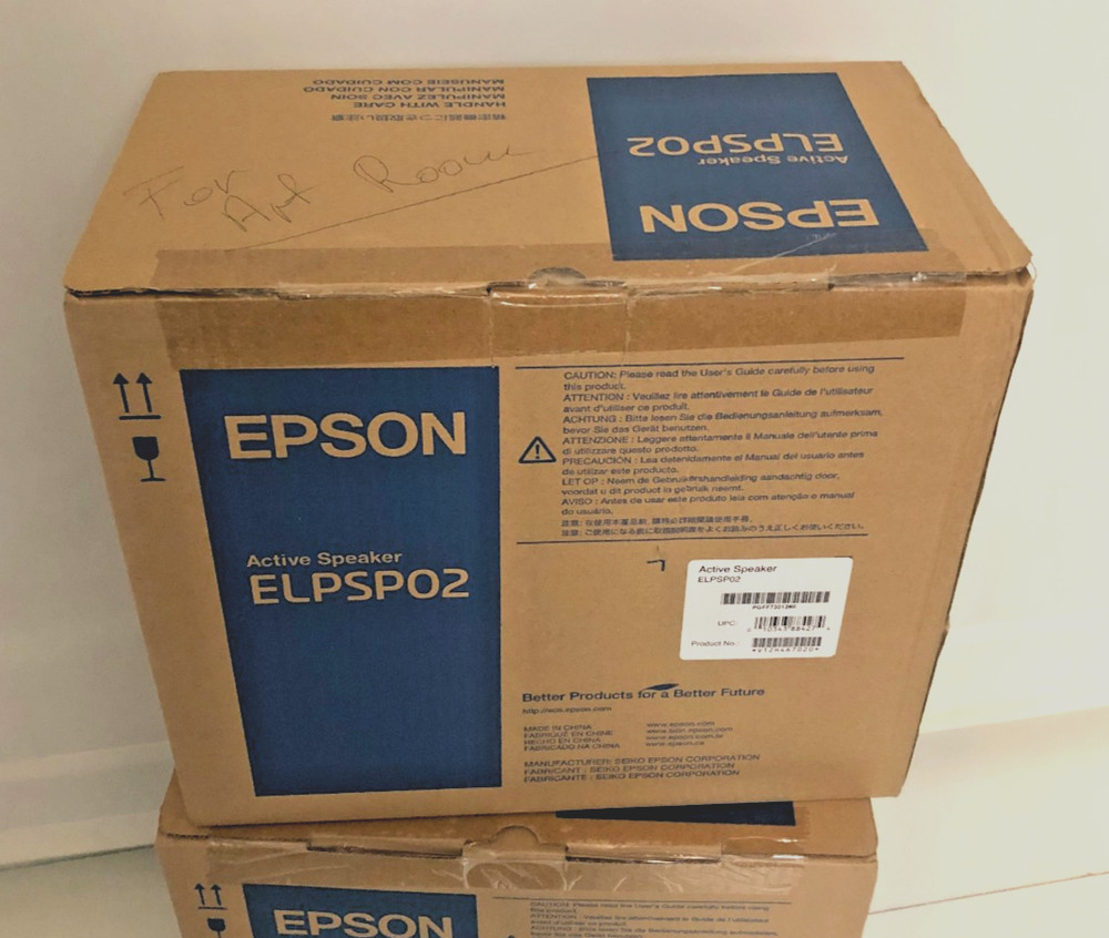 ELPSP02 Epson 2 Active Speaker System Set - 30Watts / built-in amplifiers