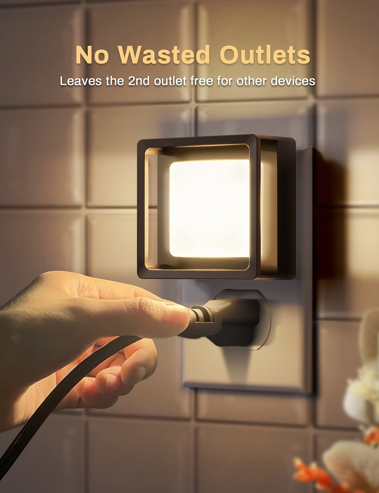Doresshop Led Night Light, Night Lights Plug Into Wall [2 Pack] With D