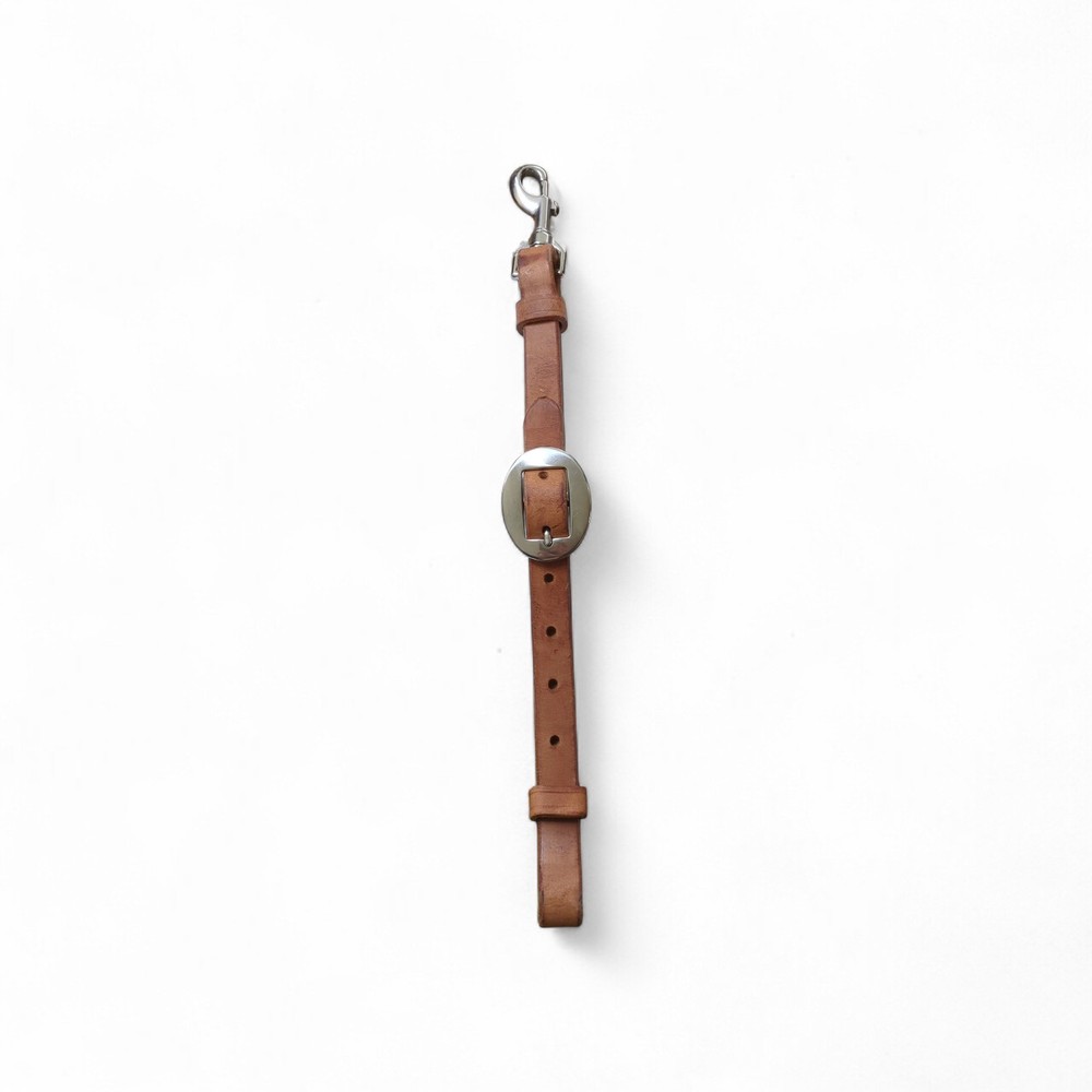 Berlin Custom Leather Brown Rear Cinch Connector Strap