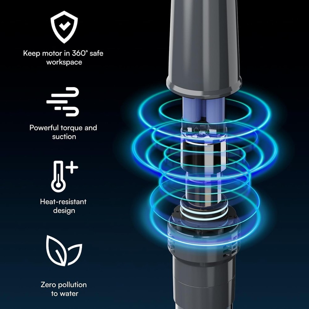 Cordless Pool Vacuum Spa Cleaner; 90 Min Runtime; Handheld