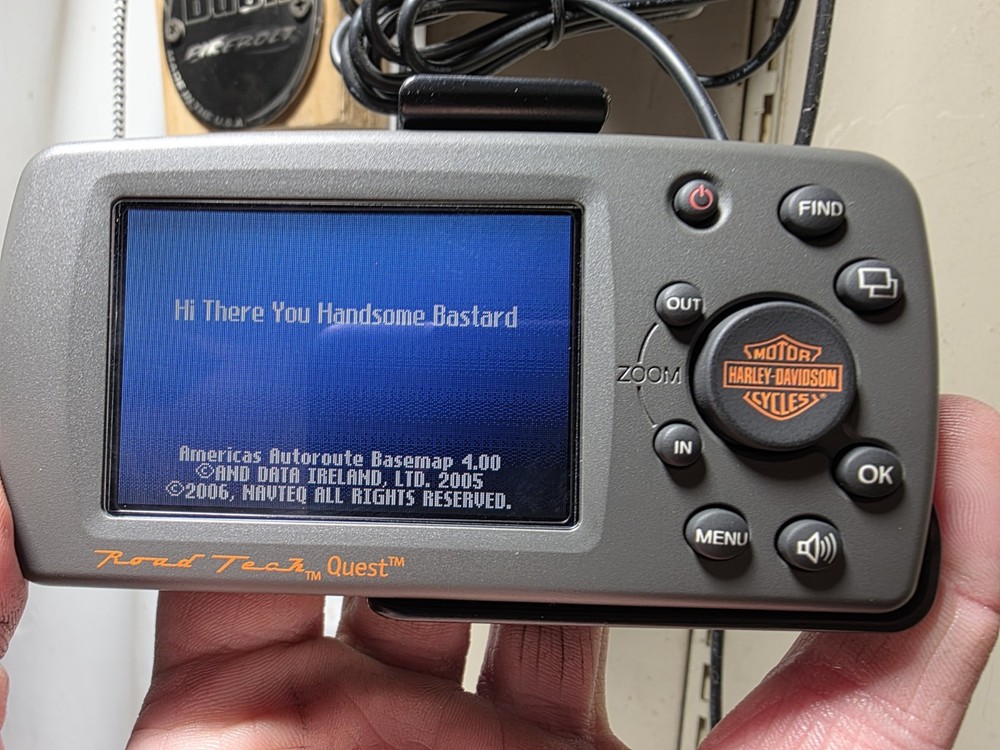 Harley Davidson Roadtech GPS Navigation System #NV-1628