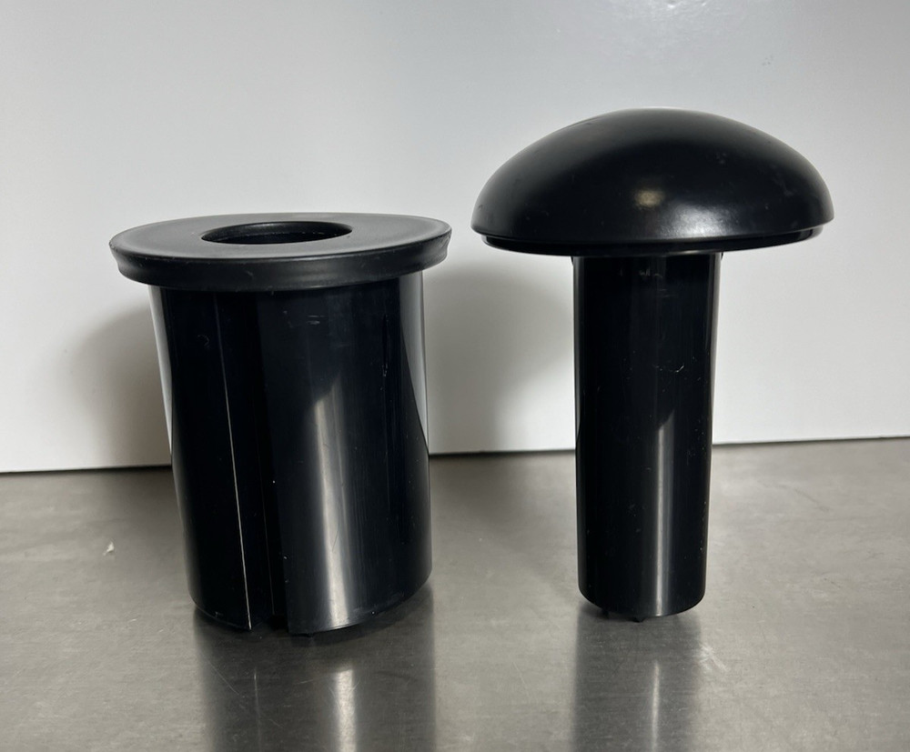 Veggie Bullet VB-102 Outer & Inner Pusher Replacement Part Black 2 Piece