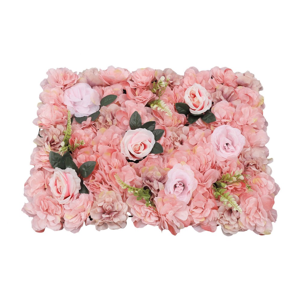 12 Pcs Flower Wall Panel, Artificial Flower Backdrop, Flower Panels for Backdrop