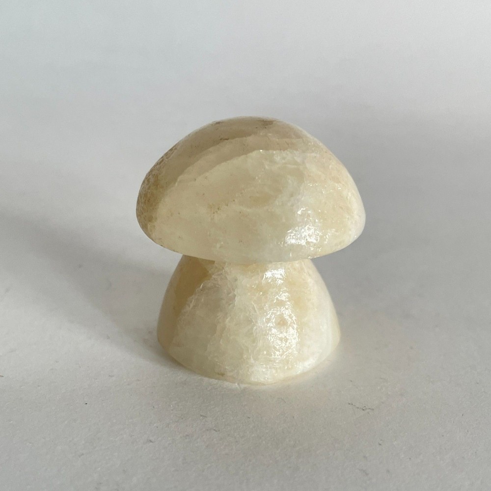 Vintage White Stone Mushroom