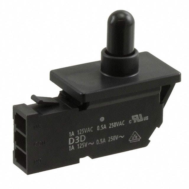 2PC Omron Electronics Inc-EMC Div D3D-113 SWITCH SNAP ACTION SPDT 1A 125V