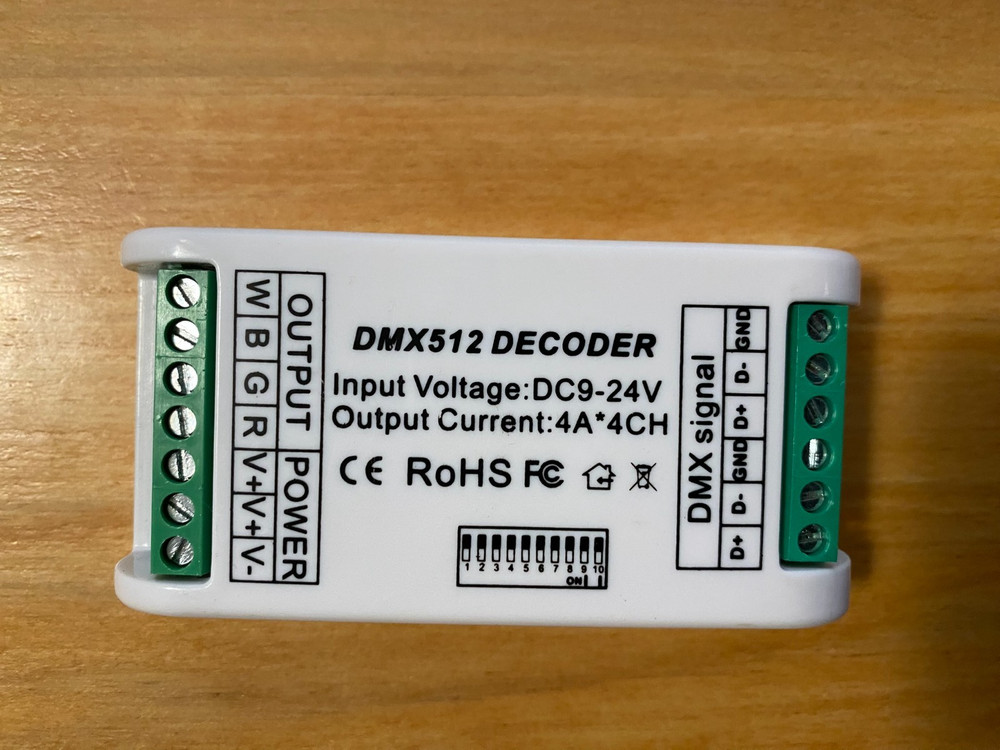 4 Channel DMX Decoder,RGBW DMX Decoder,16A RGB