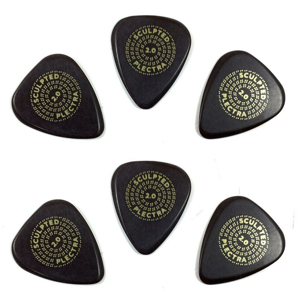Dunlop Guitar Picks 6 Picks Primetone Standard Smooth Hand Sculpted 2.0mm