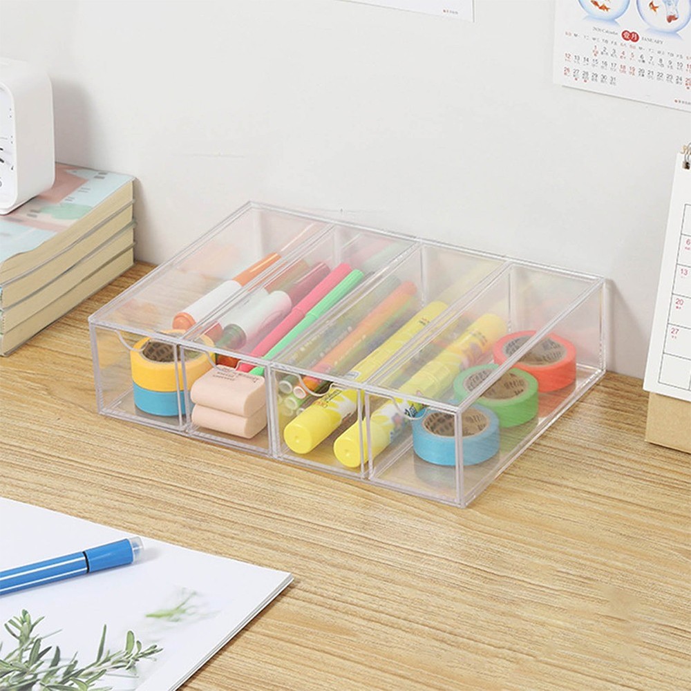 Stackable Acrylic K-Cup Coffee Pod Drawer Display Case - Vertical or Horizontal