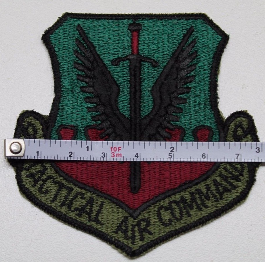 USAF Tactical Air Command TAC subdued Patch each P1216