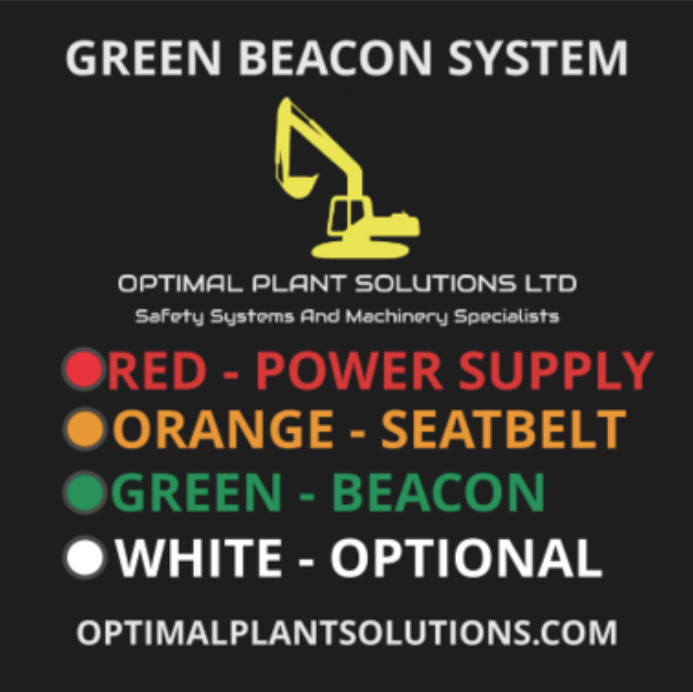Green Beacon System (Full Kit) - 24V - Retractable - Magnetic Mount