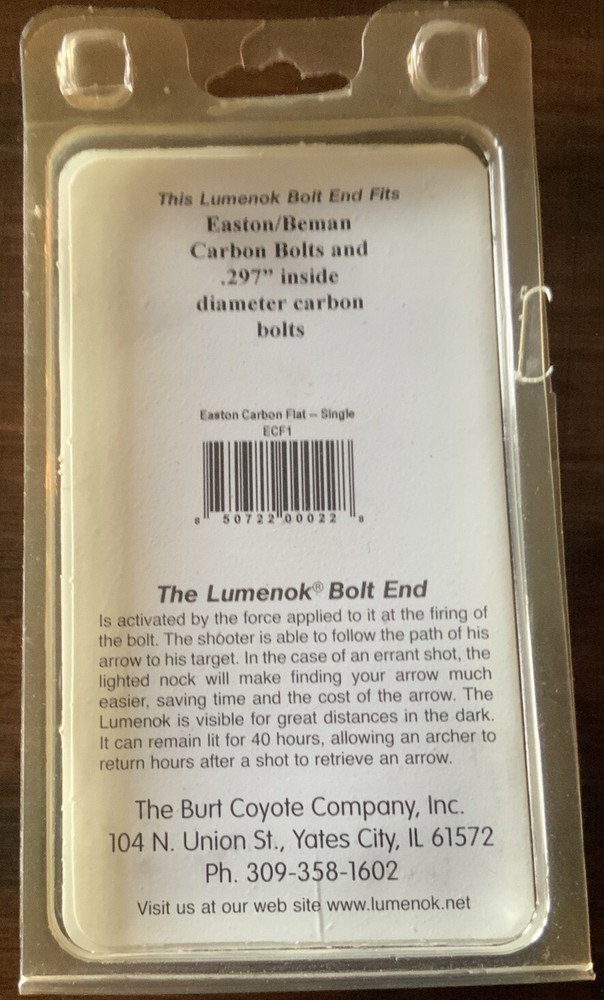 NEW Lumenok Crossbow Bolt End - Single