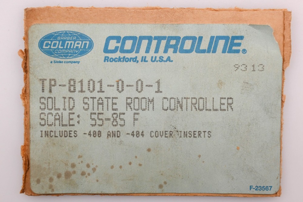 Barber Colman TP-8101-0-0-1 55-85F Solid State Room Controller Kit