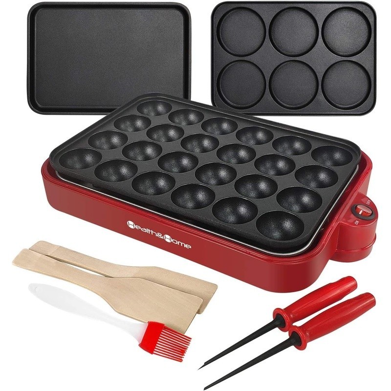 3-in-1 Multi-Function Grill Maker Non-Stick Pancake Donut Cake Pop Machine New