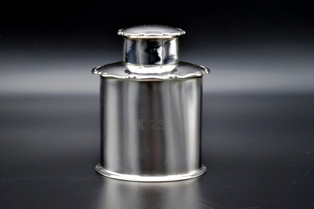 Edward VII Sterling Silver Tea Caddy 1907