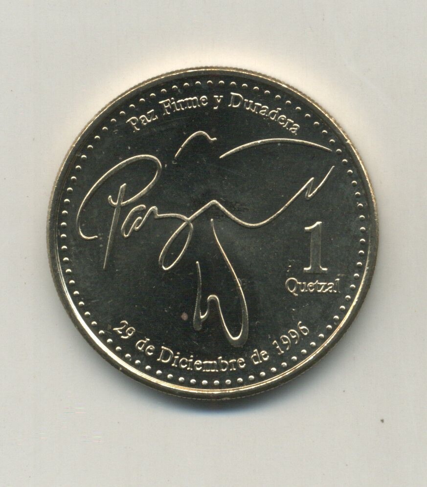 Guatemala 2012 1 Quetzal KM 284 UNC