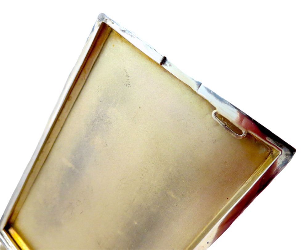 SILVER Art DECO - ANTIQUE Box Or CASE Signed