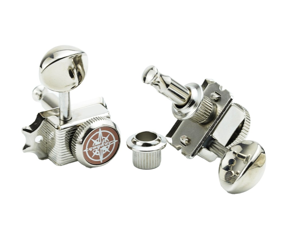 Guyker 6 Inline Vintage Guitar Lock String Tuners – Locking Tuning Key Peg