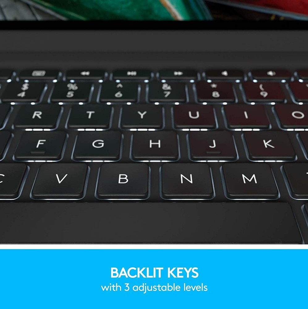 Logitech Slim Folio Backlit Bluetooth Keyboard Case for iPad Air 3rd Generation