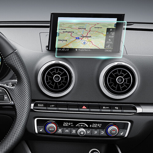 Crystal Clear Screen Protector for 2017 Audi A3 Vehicle Navigation