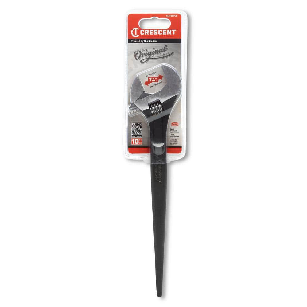 10 in. Adjustable Construction Wrench | Crescent Oxide Cresent Black Tools Spud