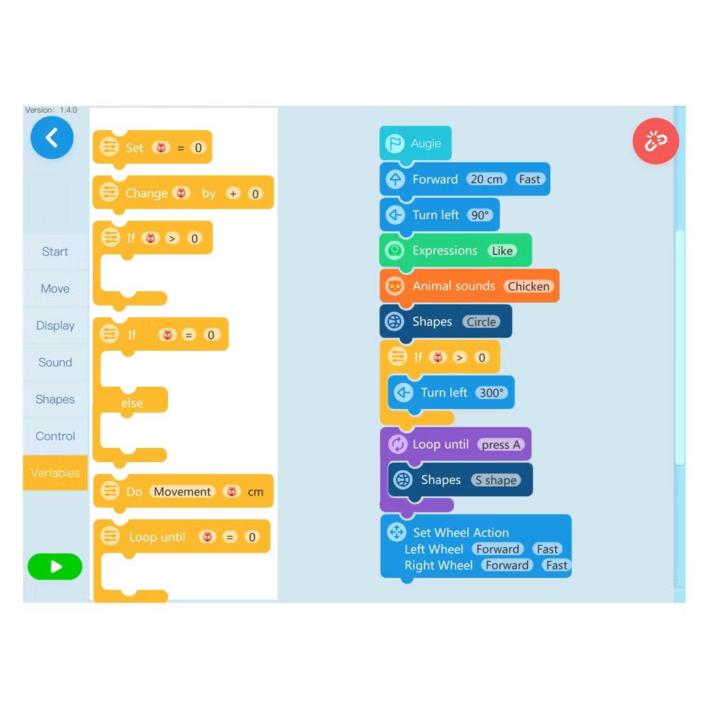 Pai Technology Augie Augmented Reality & Coding Robot