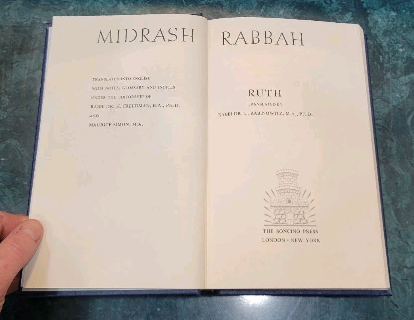 **COMPLETE** 10 Volume Midrash Rabbah In English Translation medrash SONCINO