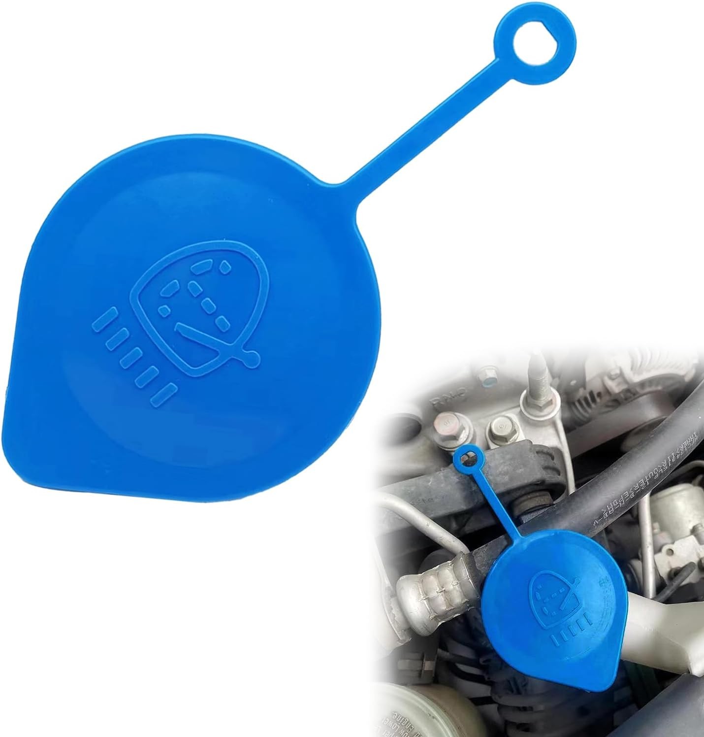 Washer Fluid Reservoir Cap Small Ring Lid Cover Compatible with Accord Civic CRV