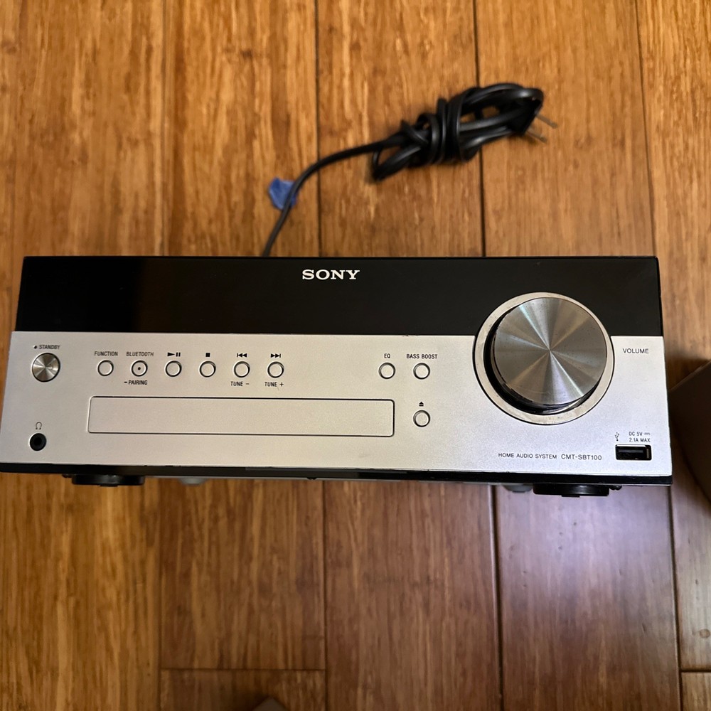 Sony HCD-SBT100 Bluetooth Micro Music System With Speaker & Remote