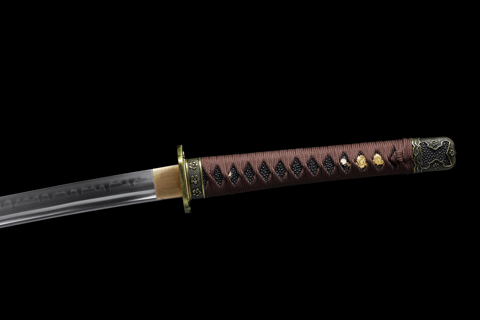 Tachi Katana Battle Ready Sharp T10 Steel Clay Tempered Japanese Samurai Sword