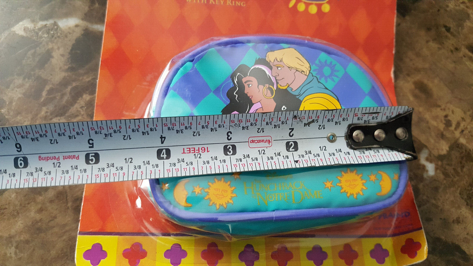 VTG Disney The hunchback of Notre dame 2 Coinpurses by Pyramid Handbags, NEW