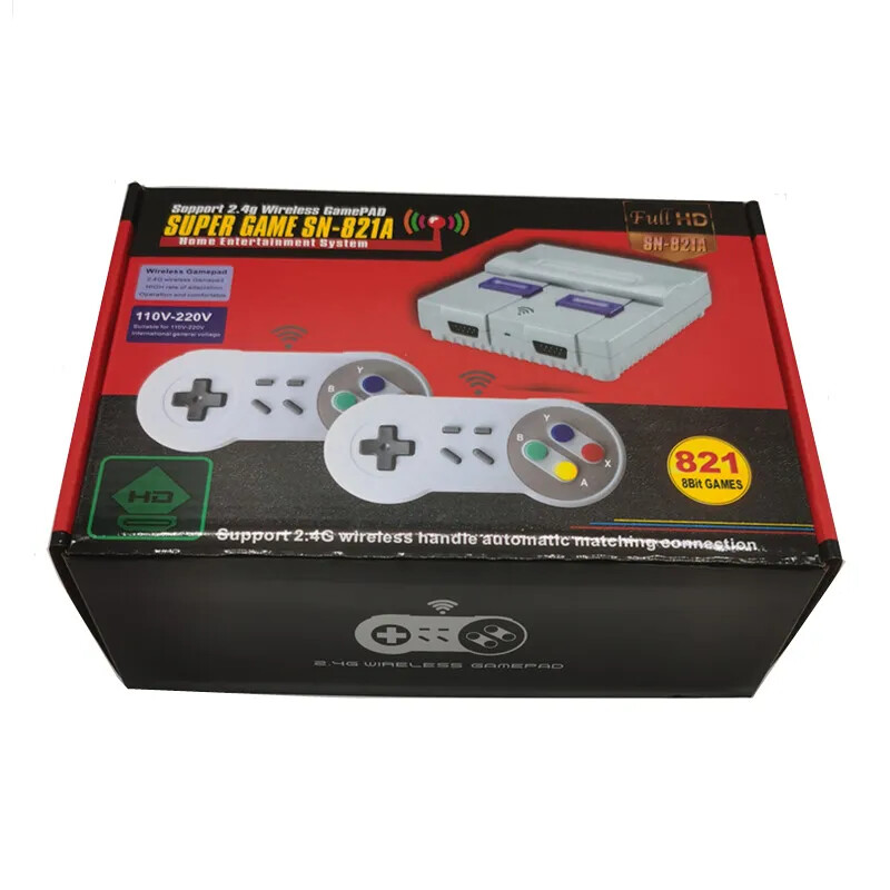 Game controller, featuring 821 classic games, high-definition video game console