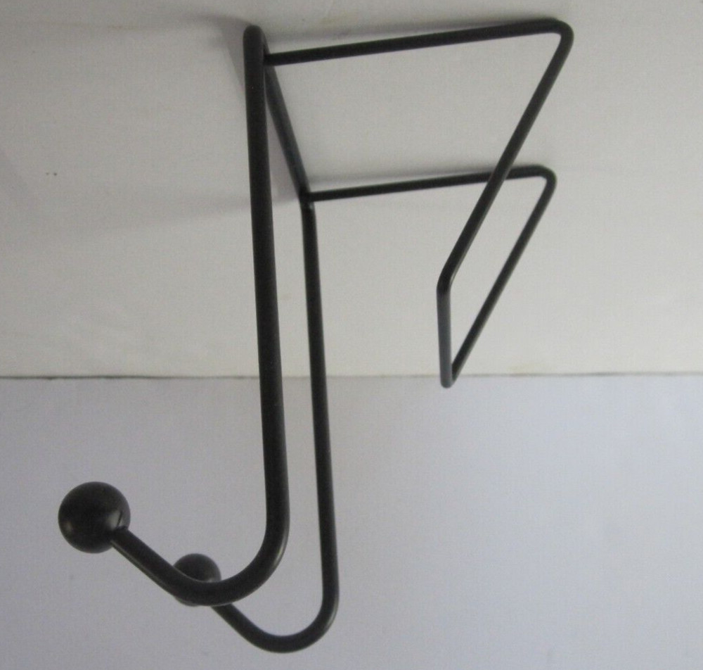 Officemax Partition Wire 2 Coat Hook Black New