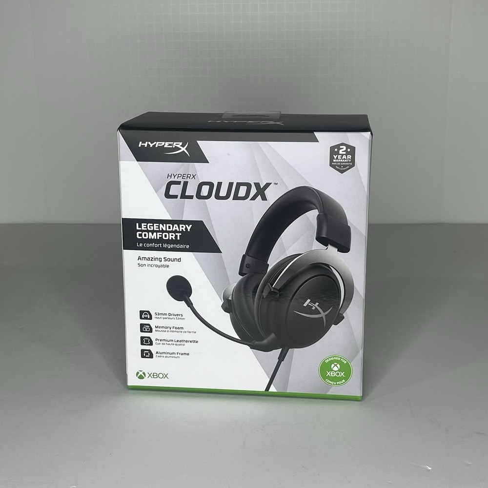 HyperX CloudX - Gaming Headset - Xbox - Black-Silver