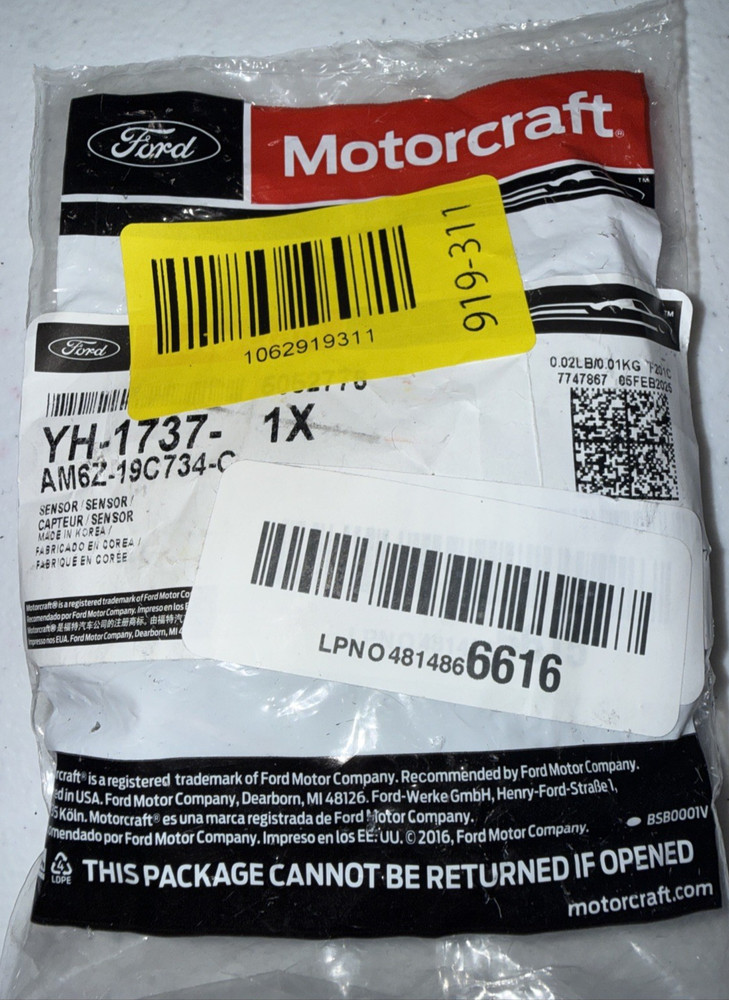 Motorcraft YH-1737 Temperature Control Sensor – OEM Replacement