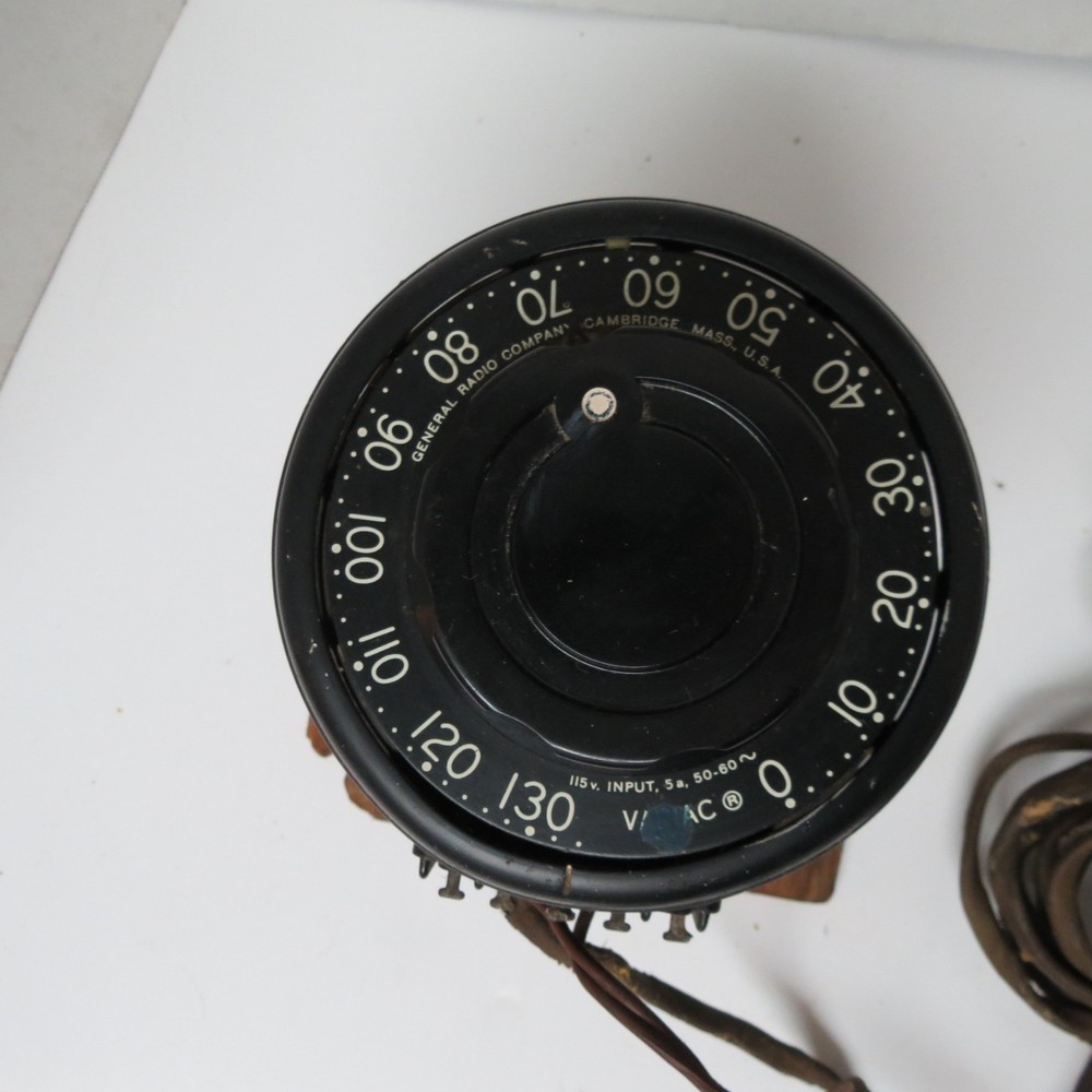Vintage General Radio Co. Variac Transformer UNTESTED