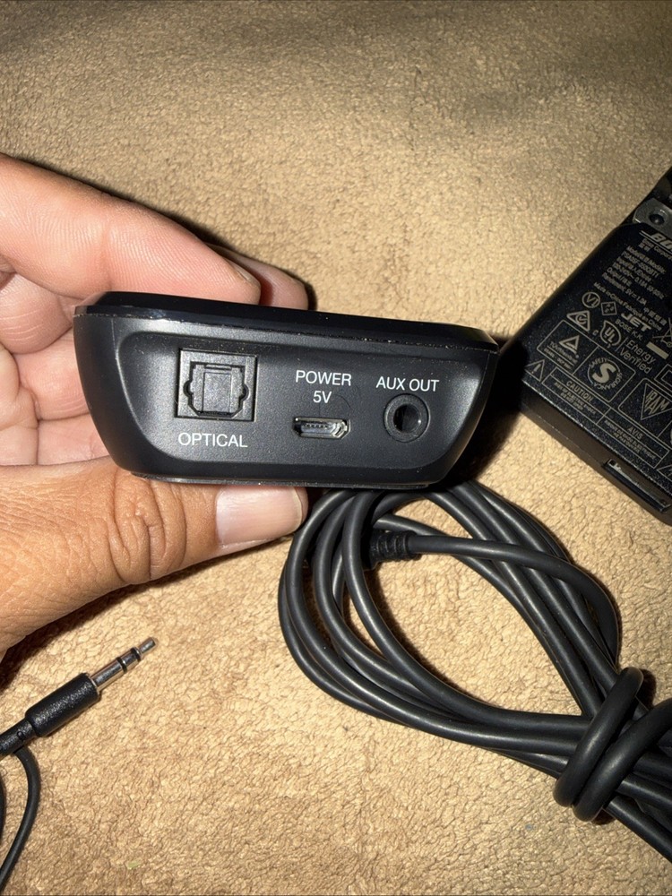 Bose Bluetooth Audio Adapter with Cables 418048 & Wall Adaptor PSA05F