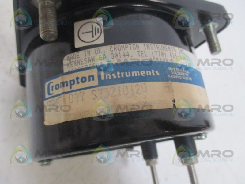 CROMPTON 077-S73210120 PANEL METER 0-1000ACA NSNP