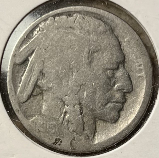 1913-D Type 2 T2 Buffalo Nickel 5c Key Date Restored Date 1 COIN