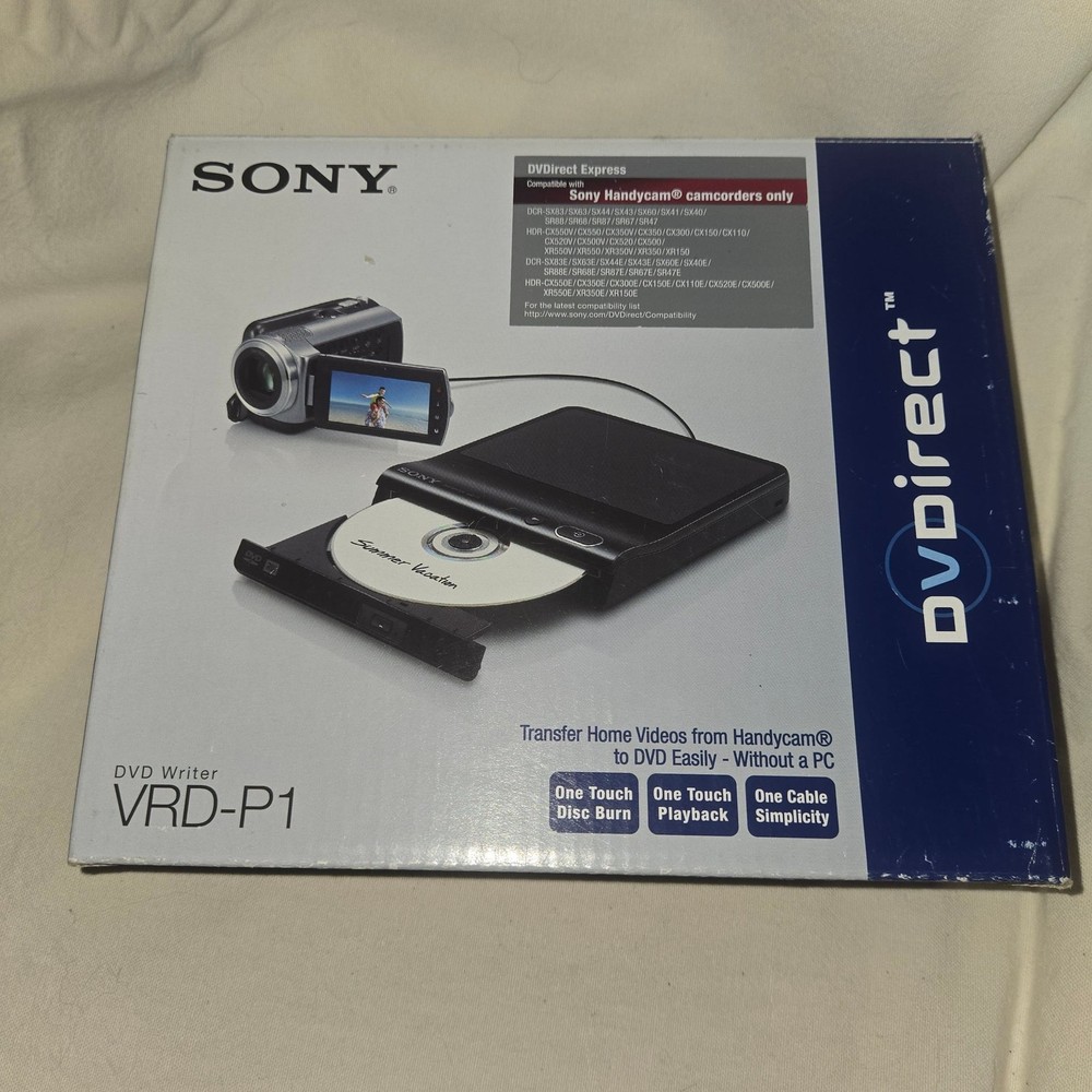 Sony DVDirect Express Multi-Function DVD writer for Handycam UNTESTED