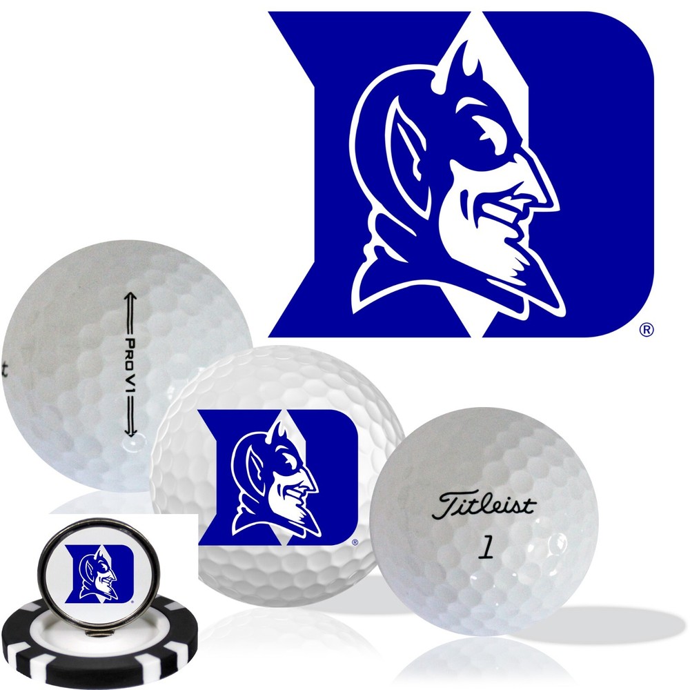 NCAA Duke Blue Devils • Golf Balls 12 pack • Titleist ProV1 • Refinished